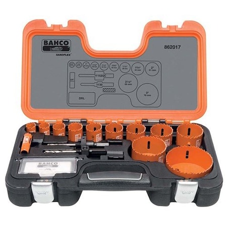 Williams Bahco Professional Holesaw Set 17-Pcs 862017